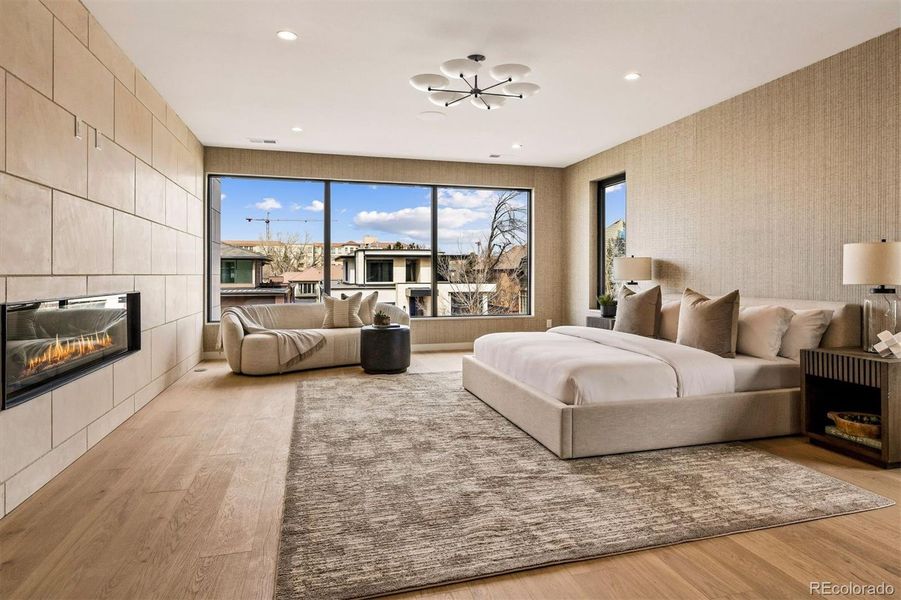 Furnished interior view inside a new home in , Denver (Image 32).