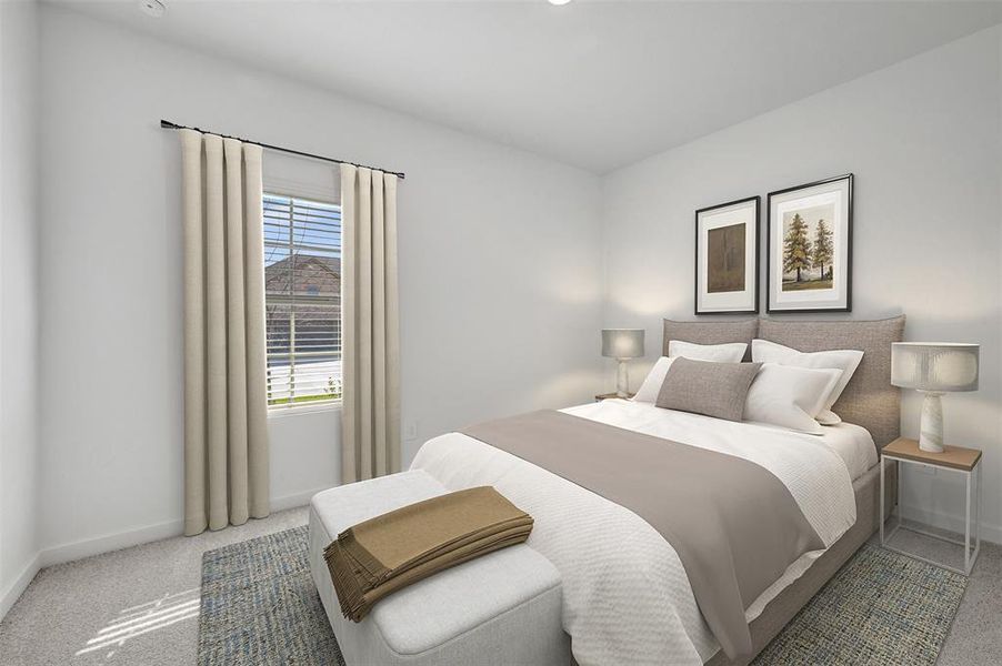 Furnished interior view inside a new home in Aspire at Reunion, Newark (Image 13).