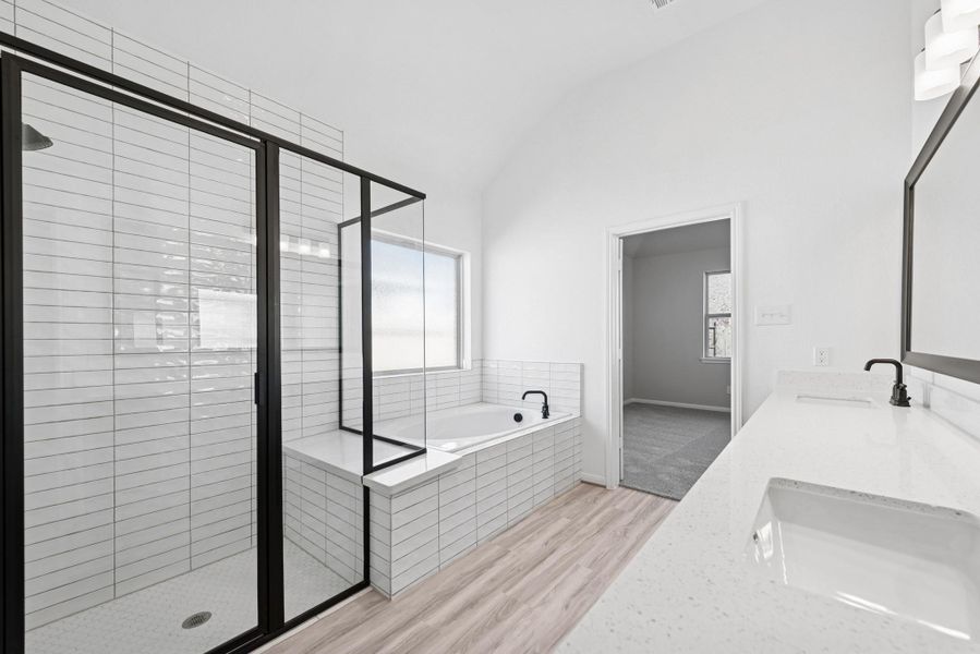 Tranquil primary bath Tranquil primary bath