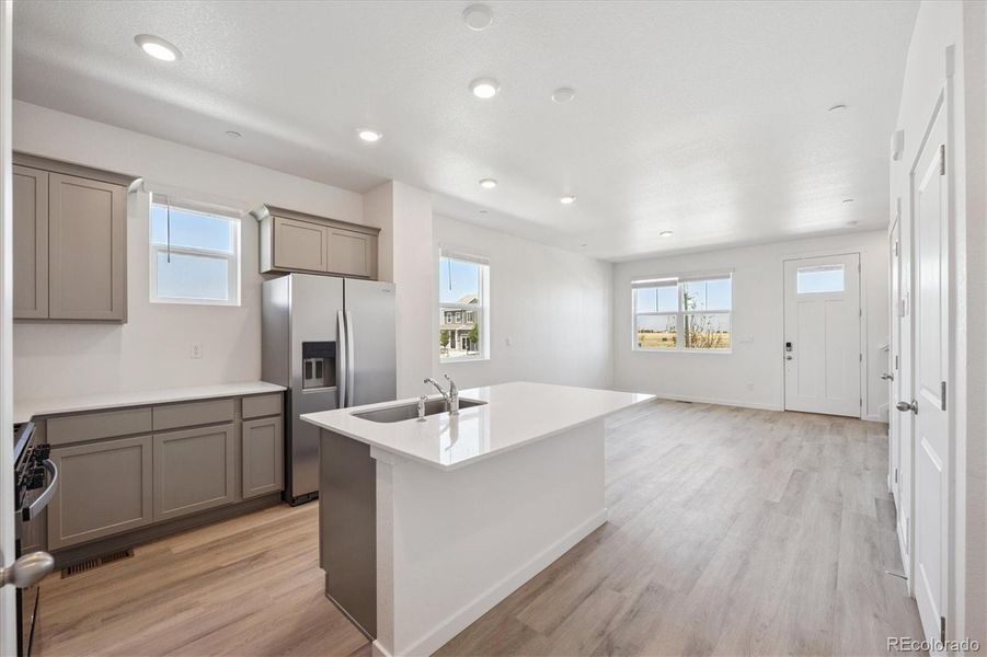 Furnished interior view inside a new home in Settlers Crossing, Commerce City (Image 5).