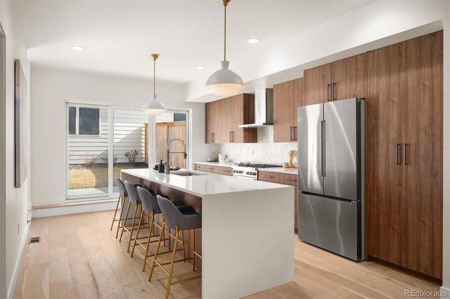 Furnished interior view inside a new home in , Denver (Image 14).