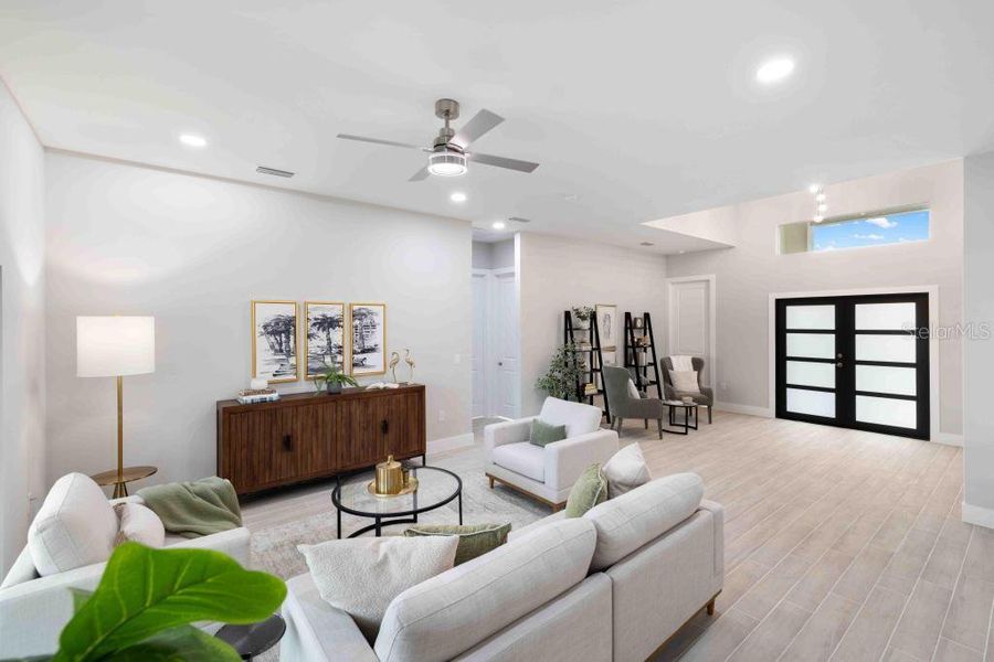 Furnished interior view inside a new home in , Placida (Image 17).