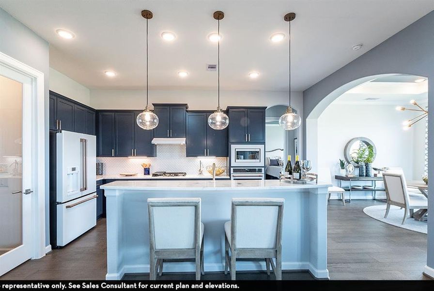 Furnished interior view inside a new home in Green Meadows, Celina (Image 13).