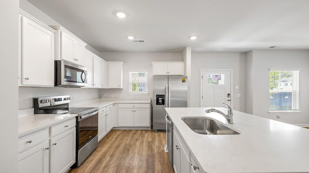 Furnished interior view inside a new home in The Crossing at St. James, Summerville (Image 4).
