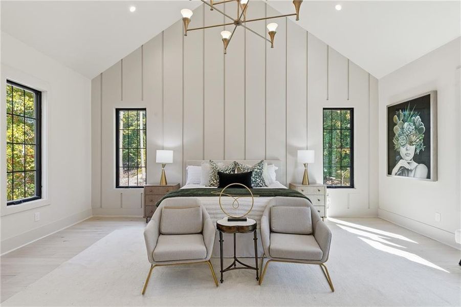 Furnished interior view inside a new home in , Atlanta (Image 14).