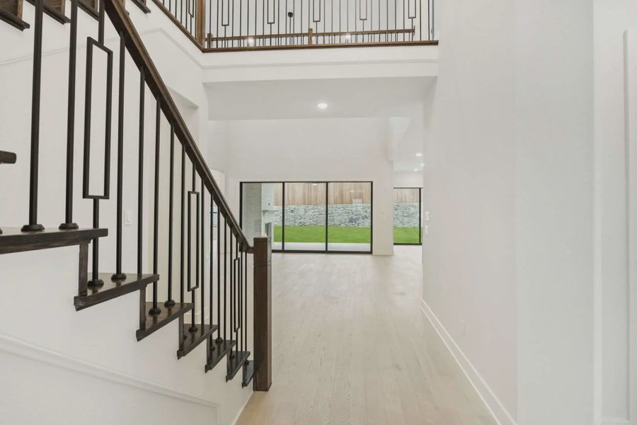 Representative unfurnished interior of a home built from the Danville by Chesmar Homes in Canyon Falls, Argyle (Image 13).
