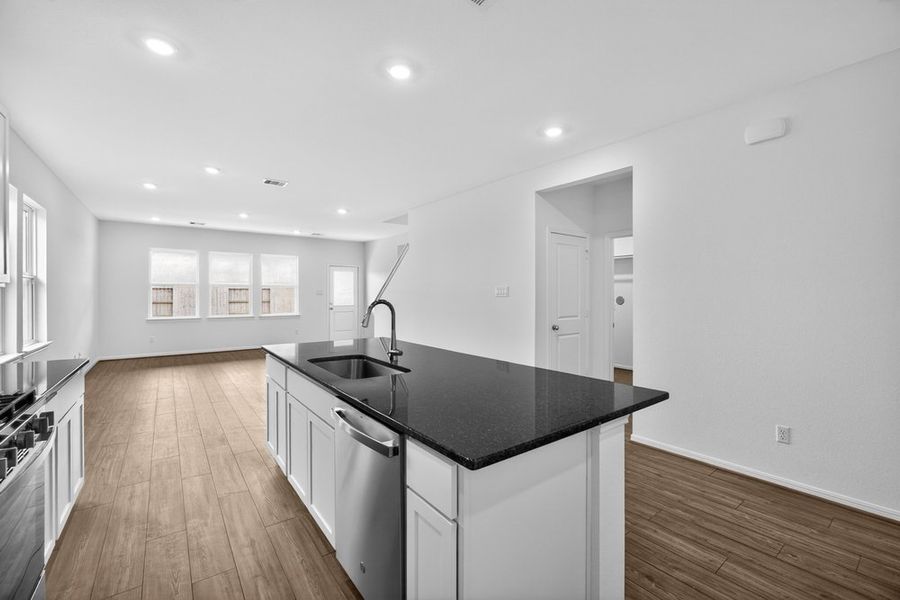 Furnished interior view inside a new home in Brookewater 45s, Rosenberg (Image 8).