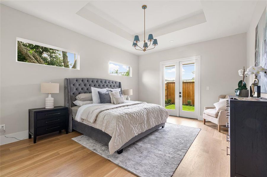 Furnished interior view inside a new home in , Dallas (Image 8).