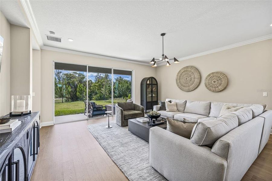 Furnished interior view inside a new home in Tiburon, Nokomis (Image 37).