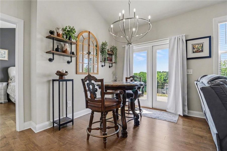 Furnished interior view inside a new home in , Canton (Image 24).