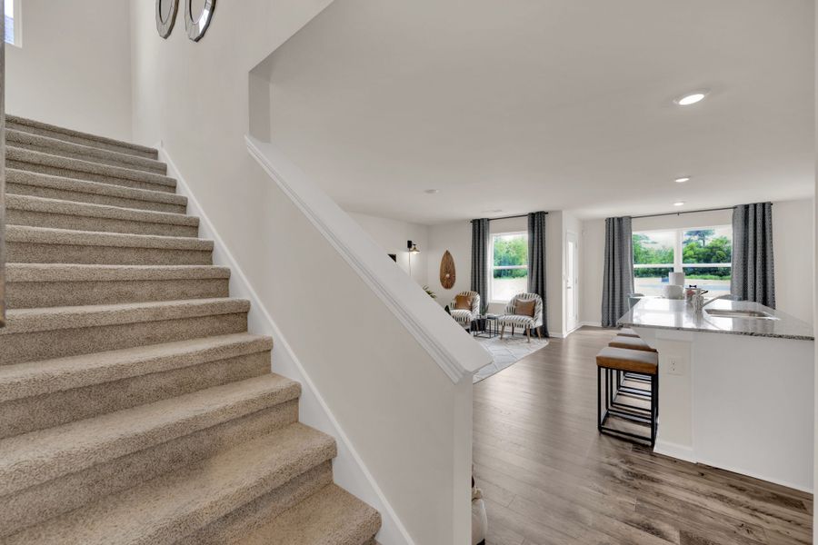 Representative furnished interior of a home built from the Salem by D.R. Horton in Isabel Estates, Knoxville (Image 5).