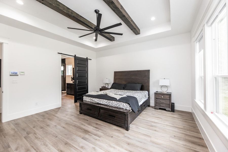 Furnished interior view inside a new home in , Willis (Image 29).