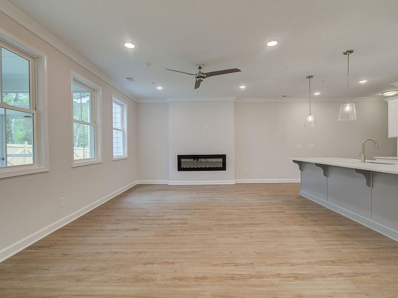 Spacious, unfurnished interior of a new home in River Walk Place, Lawrenceville (Image 20).