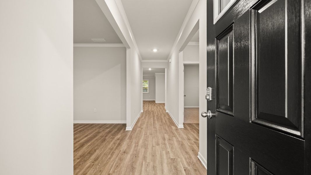 Representative unfurnished interior of a home built from the GROVER Express by D.R. Horton in Kingston Ranch at Lake Oconee, Buckhead (Image 41). Representative unfurnished interior of a home built from the GROVER Express by D.R. Horton in Kingston Ranch at Lake Oconee, Buckhead (Image 41).