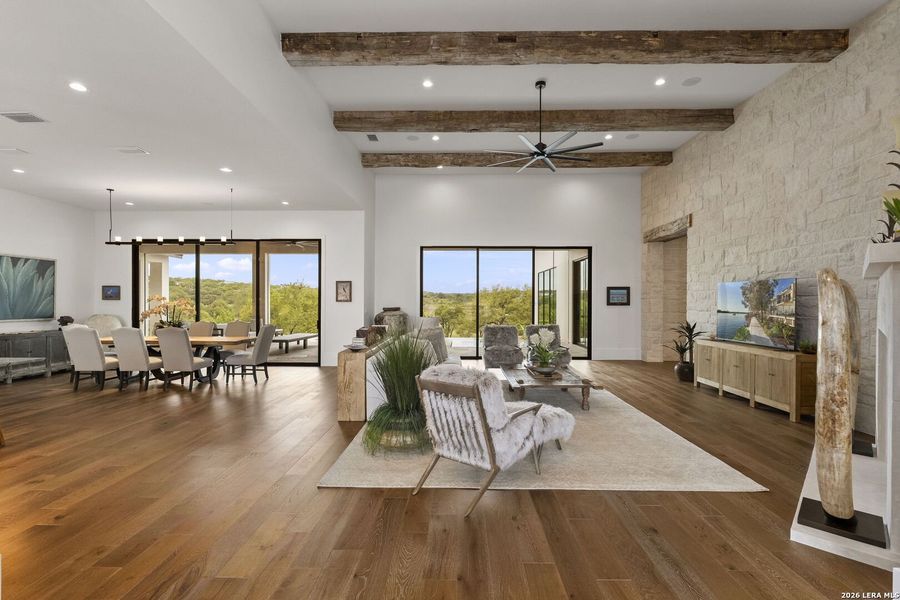 Furnished interior view inside a new home in , Boerne (Image 44).