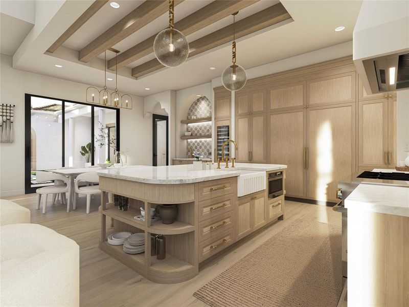 Furnished interior view inside a new home in , Heath (Image 12).