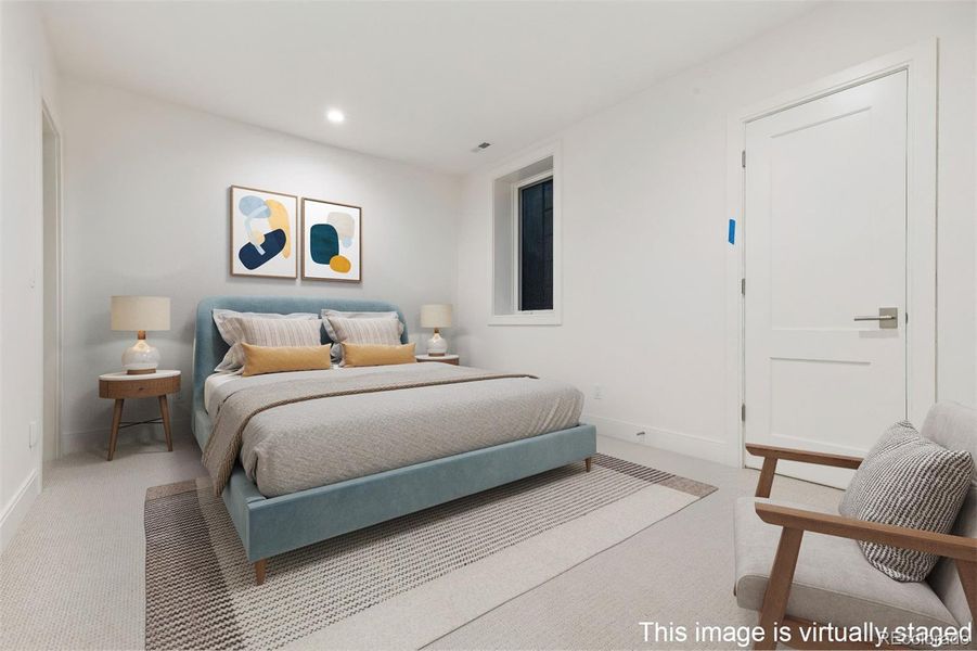 Furnished interior view inside a new home in , Denver (Image 31).