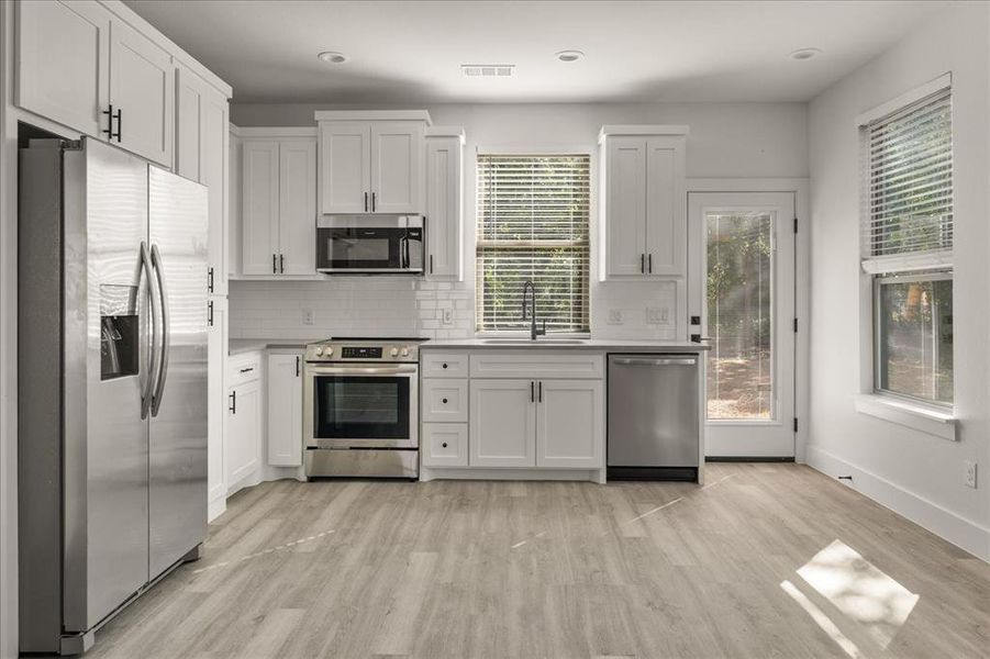 Furnished interior view inside a new home in , Trenton (Image 5). Furnished interior view inside a new home in , Trenton (Image 5).
