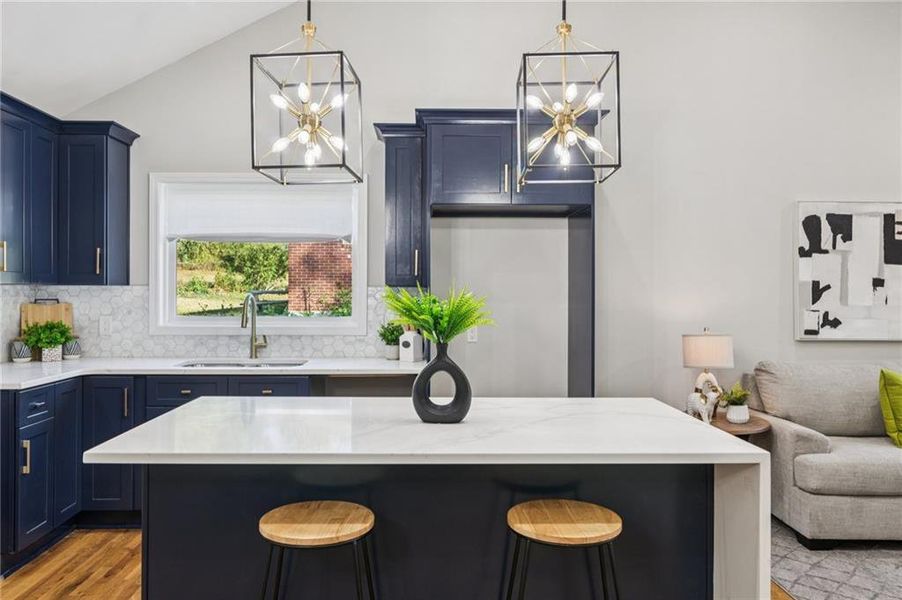 Close-up of interior finishes inside a home in , Decatur (Image 22).
