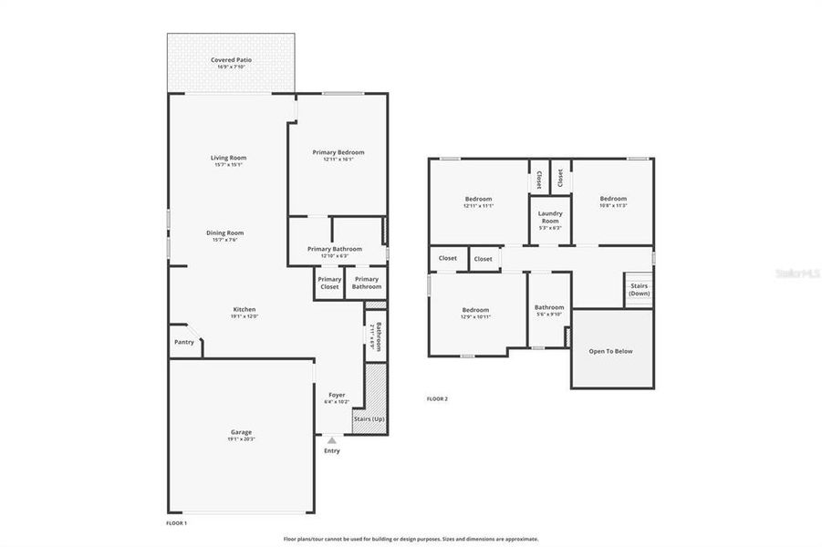2D floor plan layout of this home in , Punta Gorda, FL (Image 6).