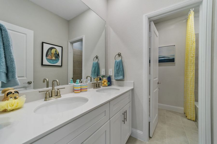 Representative furnished interior of a home built from the Duets D413 by Landon Homes in Lexington Frisco, Frisco (Image 24). Representative furnished interior of a home built from the Duets D413 by Landon Homes in Lexington Frisco, Frisco (Image 24).
