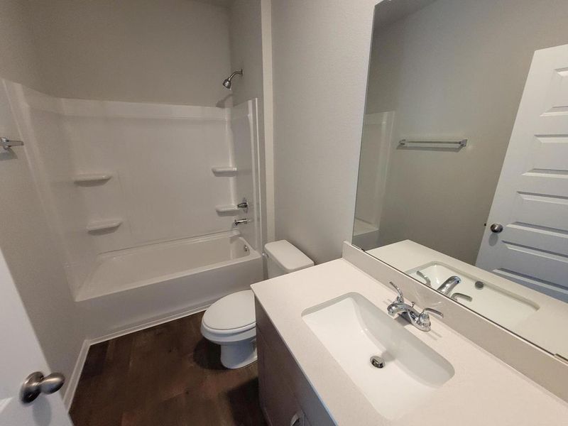 Furnished interior view inside a new home in Cloverleaf, Austin (Image 9).