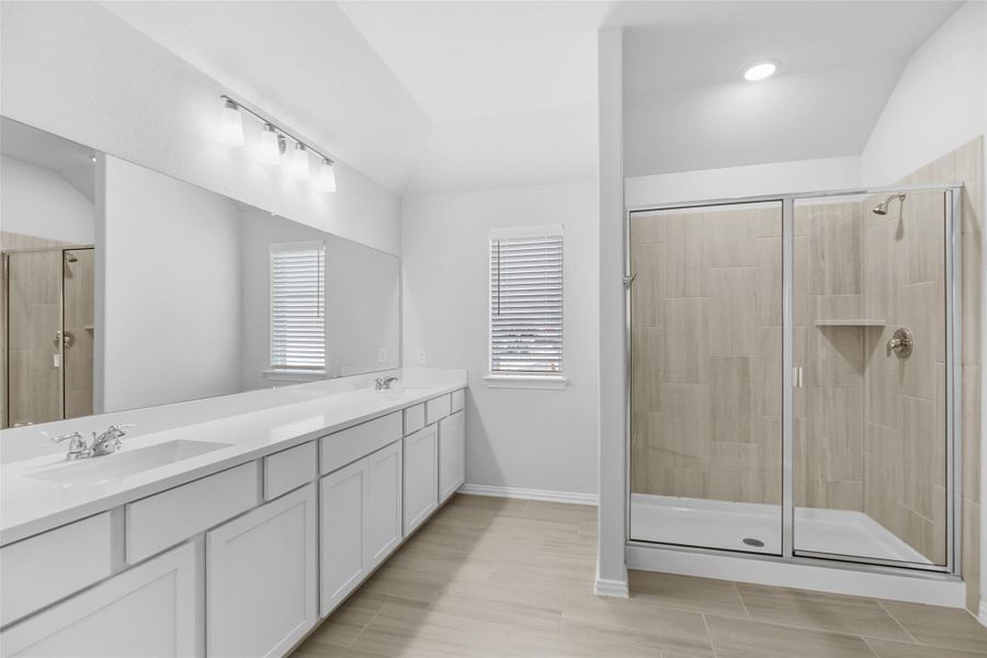 Furnished interior view inside a new home in Park at Eldridge, Sugar Land (Image 11). Furnished interior view inside a new home in Park at Eldridge, Sugar Land (Image 11).