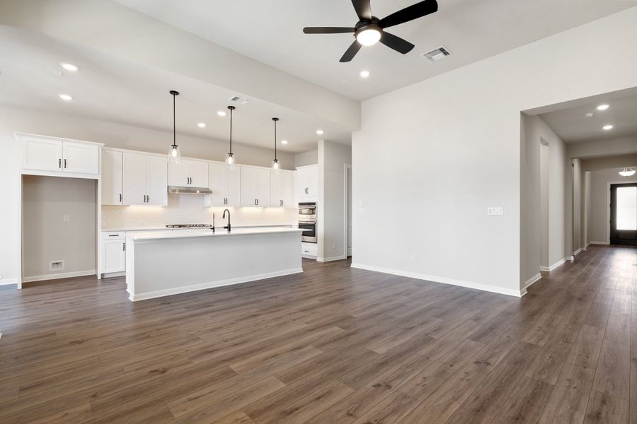 Representative furnished interior of a home built from the Sawgrass by Ashton Woods in Berry Creek Highlands, Georgetown (Image 6). Representative furnished interior of a home built from the Sawgrass by Ashton Woods in Berry Creek Highlands, Georgetown (Image 6).