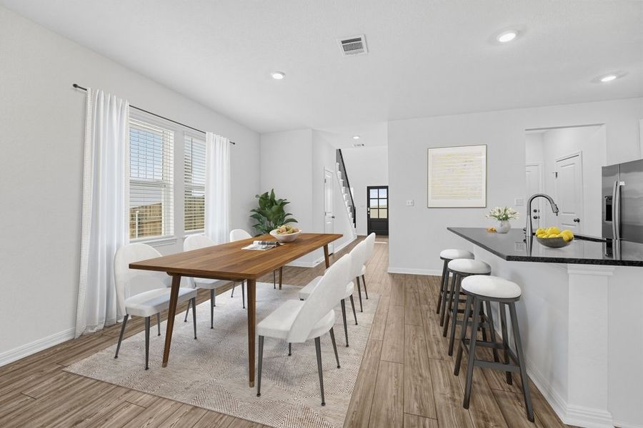 Furnished interior view inside a new home in Sunfield, Buda (Image 11).