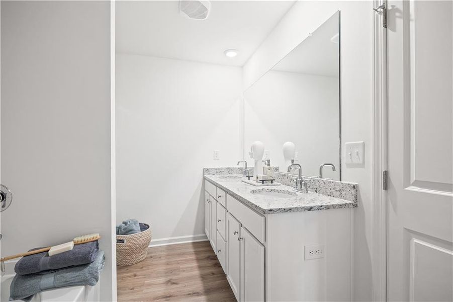 Furnished interior view inside a new home in Old Salem Crossing, Conyers (Image 6).