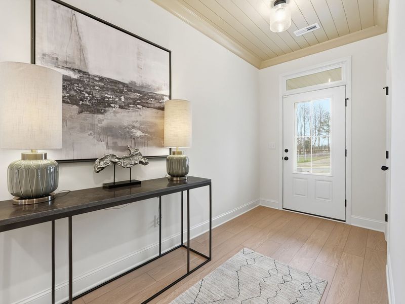 Representative furnished interior of a home built from the The Laurel J by Davidson Homes LLC in Bailey Park, Fayetteville (Image 8).
