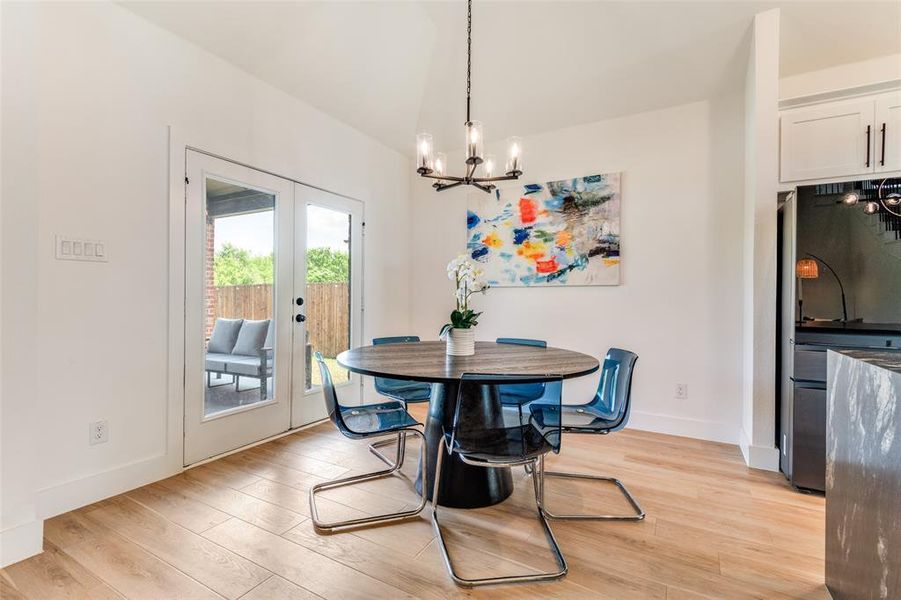 Furnished interior view inside a new home in , Fate (Image 12).