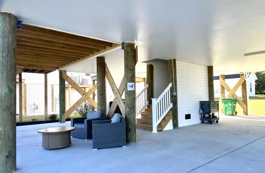Exterior details and patio area of a home in , Georgetown (Image 26).