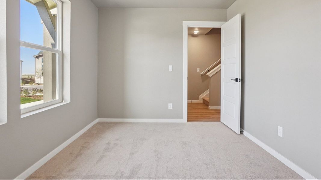 Furnished interior view inside a new home in Windler Townhomes, Aurora (Image 21).