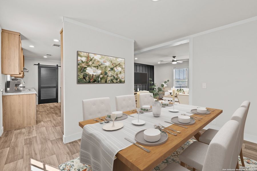 Furnished interior view inside a new home in , Somerset (Image 11).