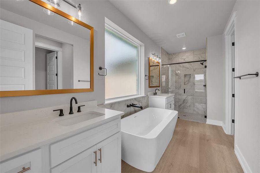 Furnished interior view inside a new home in Rosenthal Estates, Lorena (Image 6).