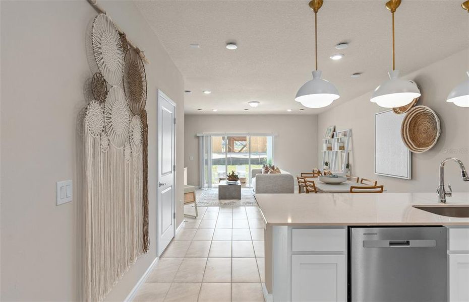 Furnished interior view inside a new home in , Davenport (Image 7). Furnished interior view inside a new home in , Davenport (Image 7).