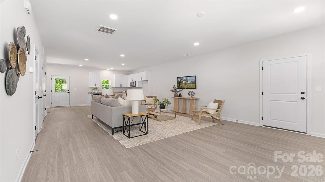 Furnished interior view inside a new home in , Bessemer City (Image 18).