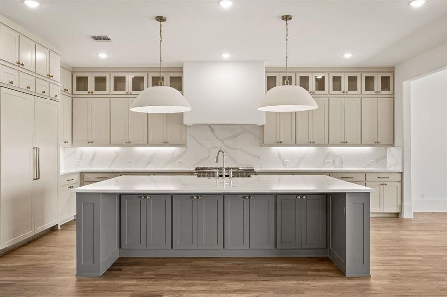 Furnished interior view inside a new home in The Resort on Eagle Mt. Lake, Fort Worth (Image 17).