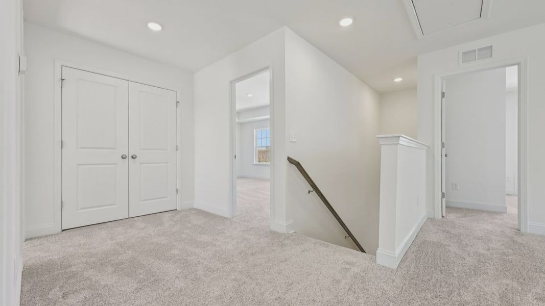 Furnished interior view inside a new home in Sidney Creek Single Family, Zebulon (Image 45).