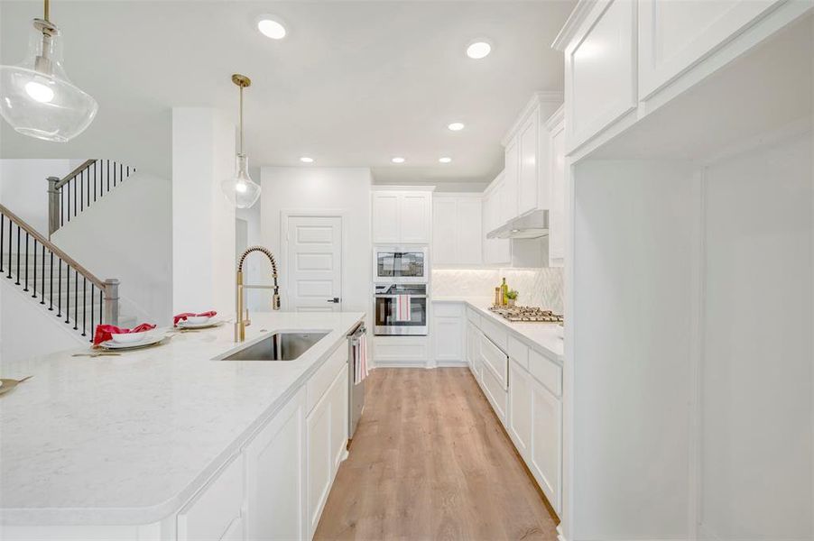 Furnished interior view inside a new home in Talia – Garden Series, Mesquite (Image 10).