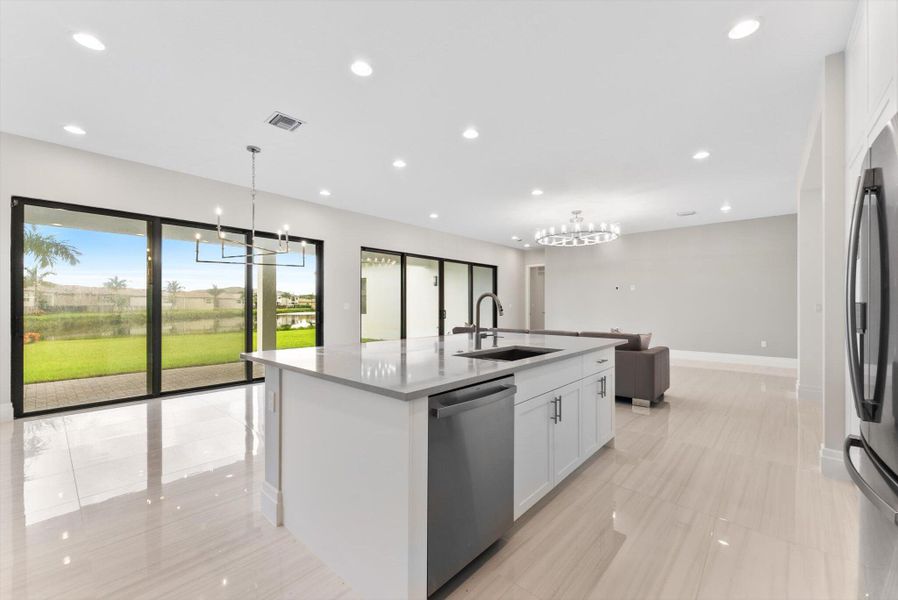 Furnished interior view inside a new home in , Boca Raton (Image 5). Furnished interior view inside a new home in , Boca Raton (Image 5).