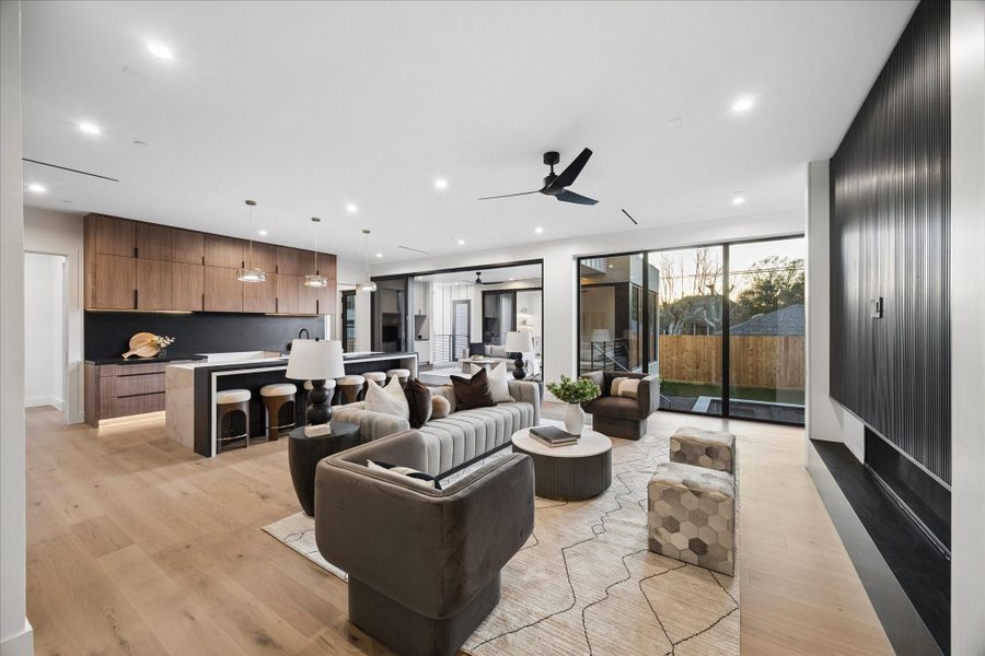 Furnished interior view inside a new home in , Bellaire (Image 15).