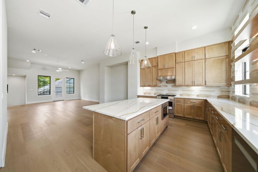 Furnished interior view inside a new home in Spring Valley Creek, Houston (Image 7).