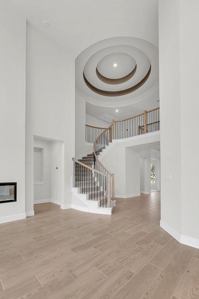 Spacious, unfurnished interior of a new home in Santa Rita Ranch, Liberty Hill (Image 21). Spacious, unfurnished interior of a new home in Santa Rita Ranch, Liberty Hill (Image 21).