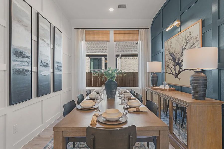 Furnished interior view inside a new home in Blue Heron, Mont Belvieu (Image 14).