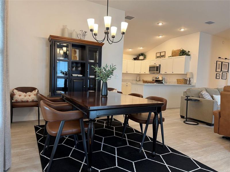 Furnished interior view inside a new home in , The Villages (Image 9).