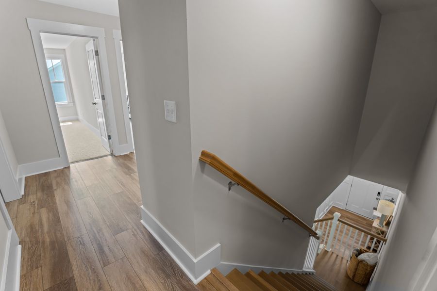 Representative unfurnished interior of a home built from the Scout by Bill Clark Homes in Sidbury Landing, Wilmington (Image 20).