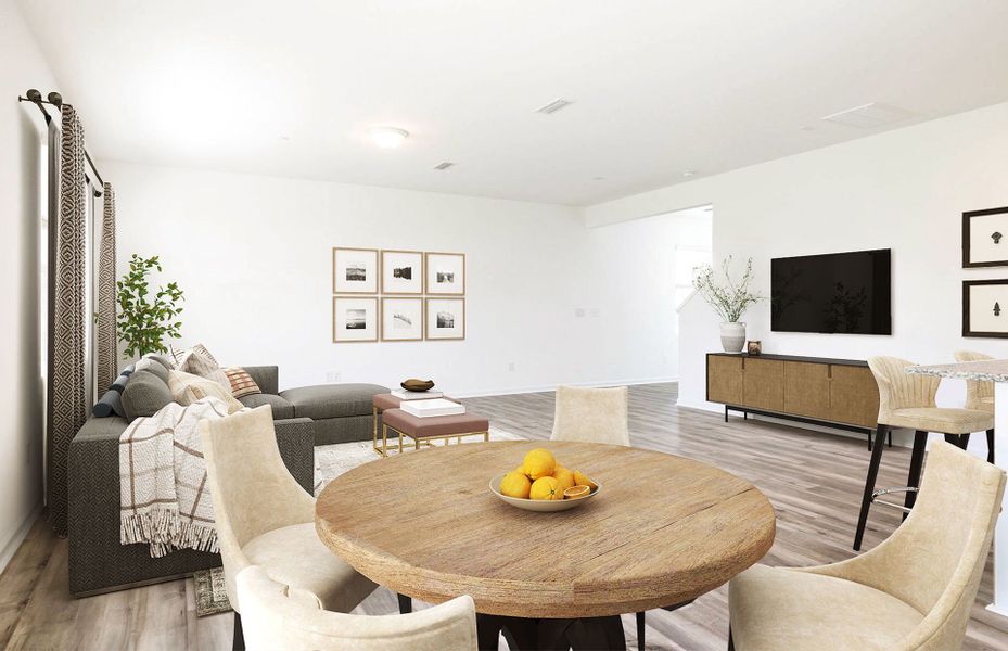 Furnished interior view inside a new home in Grand Arbor, Blythewood (Image 4).
