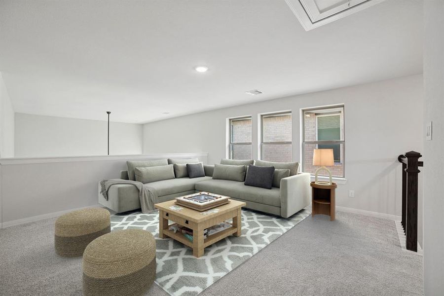 Furnished interior view inside a new home in Creekshaw – Gardens, Royse City (Image 10).